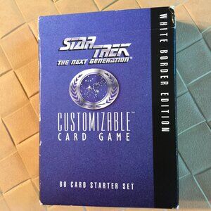 Star Trek Customizable Card Game, White border Edition Sealed